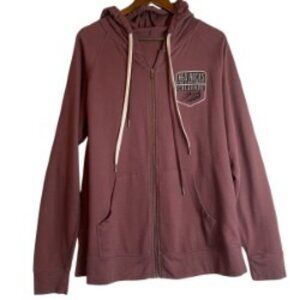 RED ROCKS PARK & AMPHITHETRE LIGHT PLUM ZIP UP HOODIE (SEE MEASUREMENTS)